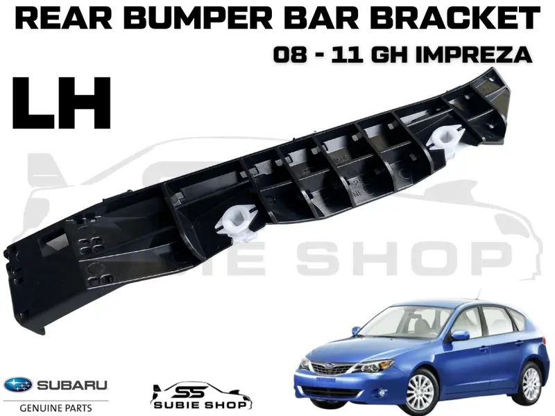 Genuine Subaru Impreza 08-11 Gh G3 Wrx Narrow Rear Bumper Bar Bracket Hatch Left 1