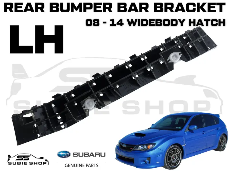 Genuine Subaru Impreza 08 - 14 Wrx Sti Widebody Hatch Rear Bumper Bar Bracket Lh 1