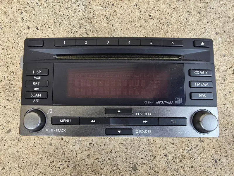 Genuine Subaru Impreza 2008 - 11 Gh G3 Stereo Cd Player Head Unit Cz201k1 1