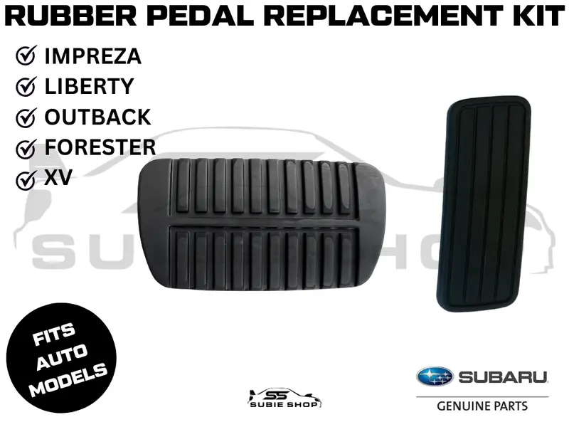 Genuine Subaru Impreza Forester Liberty Xv Brake Accelerator Rubber Pedal Covers 1