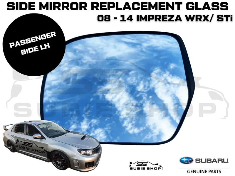 Genuine Subaru Impreza G3 Wrx Sti 08 -14 Left Side View Mirror Glass Replacement 1