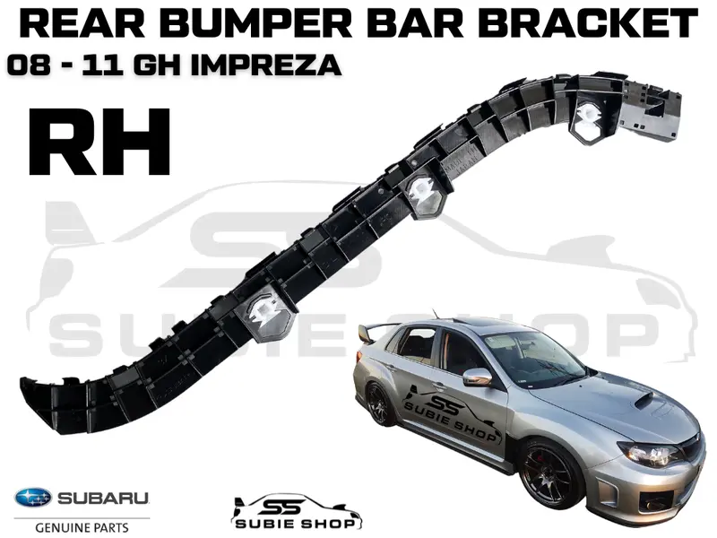 Genuine Subaru Impreza G3 Wrx Sti 08 - 14 Rear Bumper Bar Bracket Right Rh Sedan 1