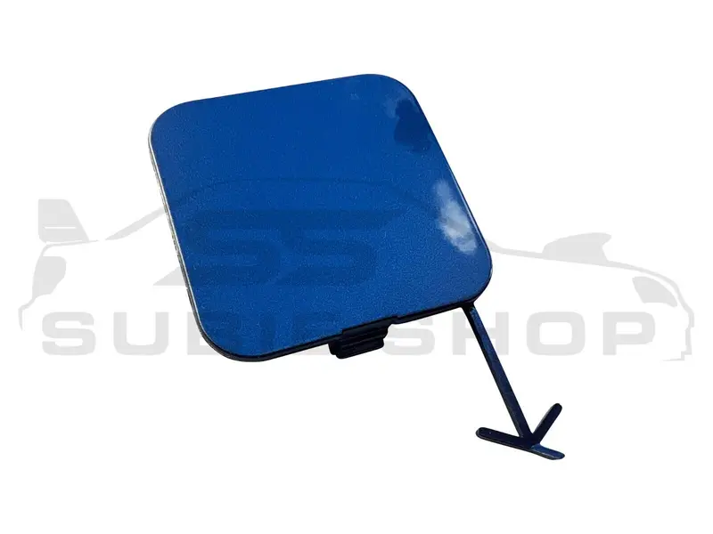 Genuine Subaru Impreza G3 Wrx Sti 08 -14 Rear Bumper Bar Tow Hook Cap Cover Blue 2