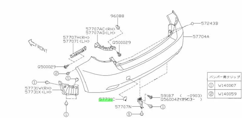 Genuine Subaru Impreza G3 Wrx Sti 08 -14 Rear Bumper Bar Tow Hook Cap Cover Red 2