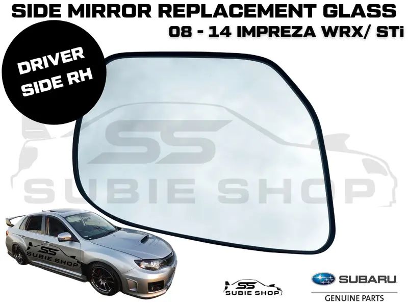 Genuine Subaru Impreza G3 Wrx Sti 08 14 Right Side View Mirror Glass Replacement 1