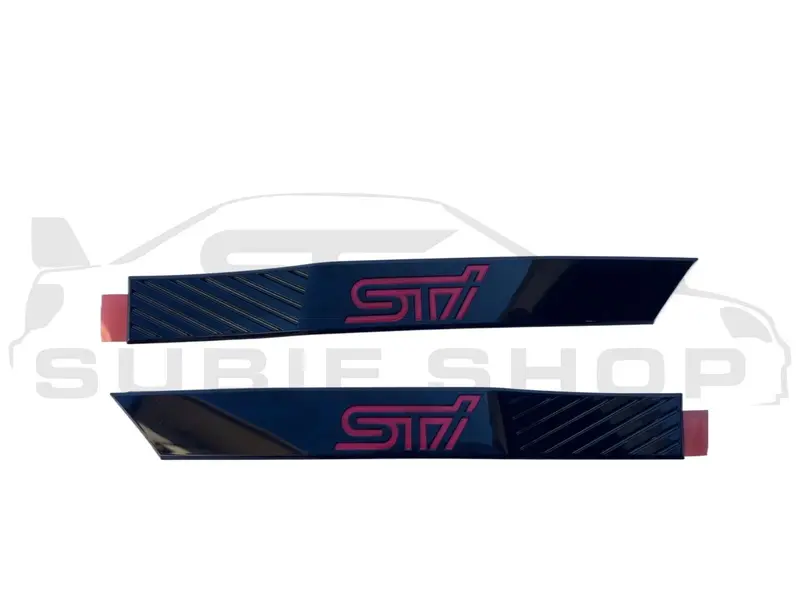 Genuine Subaru Impreza G3 Wrx Sti 2008 - 14 Front Guard Fender Badge Trim Pair 2
