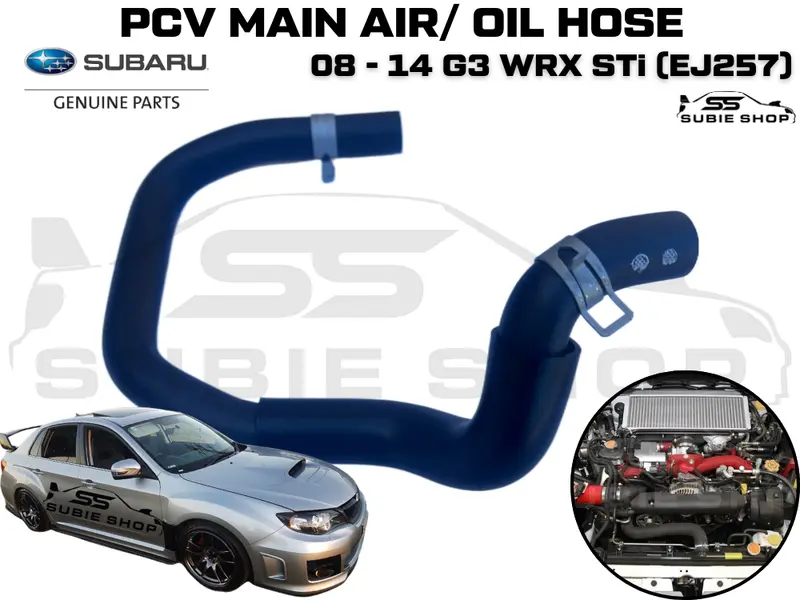 Genuine Subaru Impreza G3 Wrx Sti Turbo Ej257 08-14 Pcv Vacuum Air Oil Hose Pipe 1