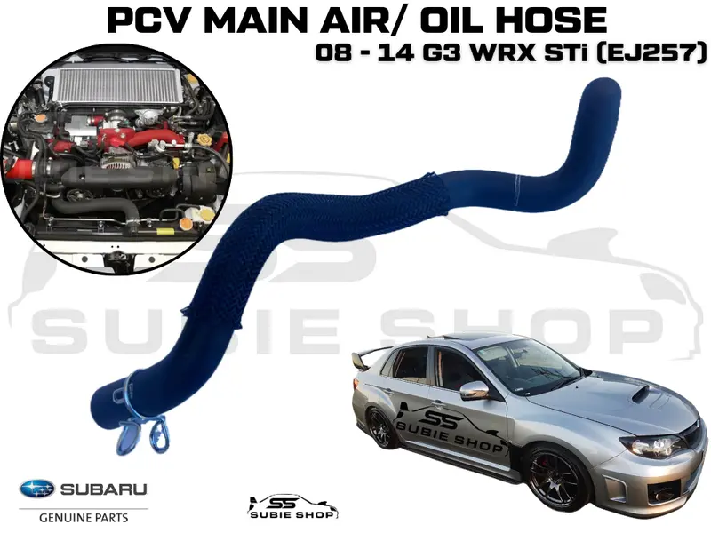 Genuine Subaru Impreza G3 Wrx Sti Turbo Ej257 08-14 Pcv Vacuum Air Oil Hose Pipe 1