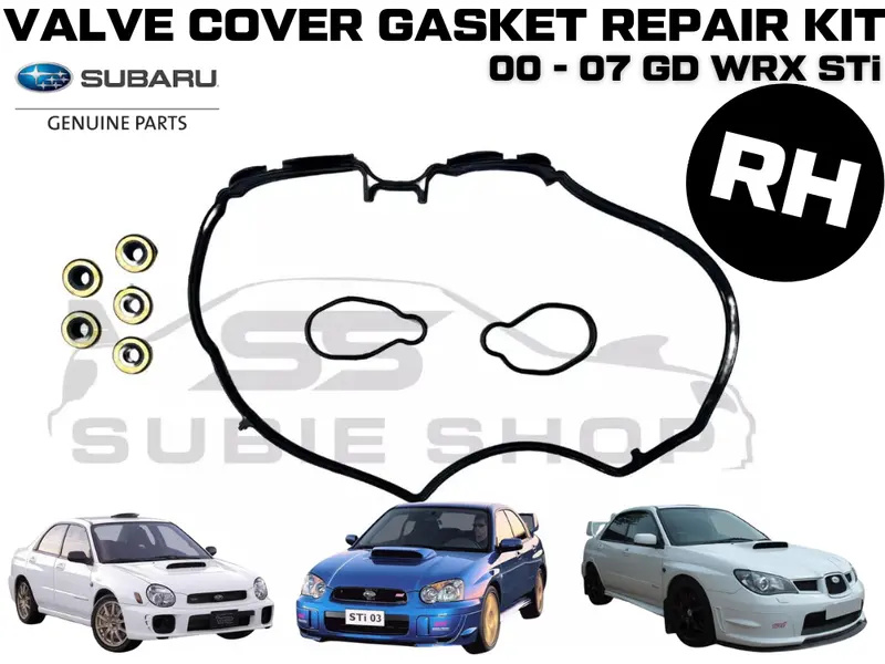 Genuine Subaru Impreza Gd Sti Engine Valve Tapper Rocker Cover Gasket Seals Set 1