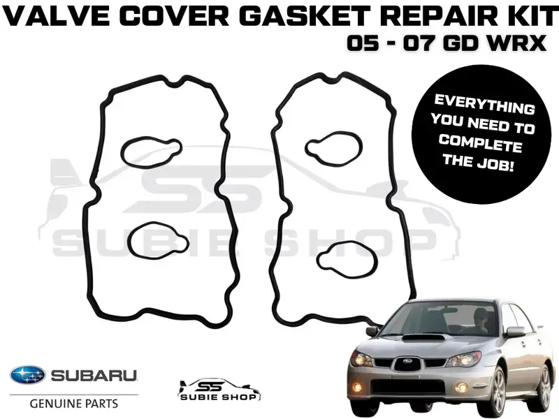 Genuine Subaru Impreza Gd Wrx 05 - 07 Valve Tapper Rocker Cover Gasket Seal Set 1