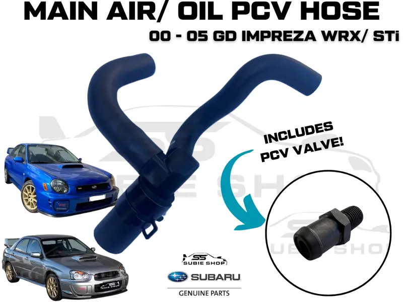 Genuine Subaru Impreza Gd Wrx & Sti Turbo Ej 00-05 Pcv Vacuum Air Oil Hose Pipe 1