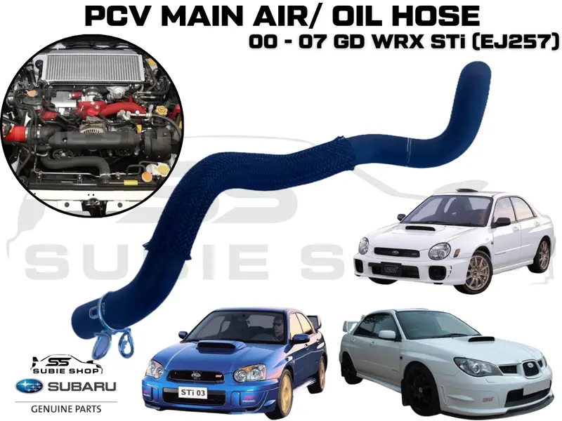 Genuine Subaru Impreza Gd Wrx & Sti Turbo Ej 00-07 Pcv Vacuum Air Oil Hose Pipe 1