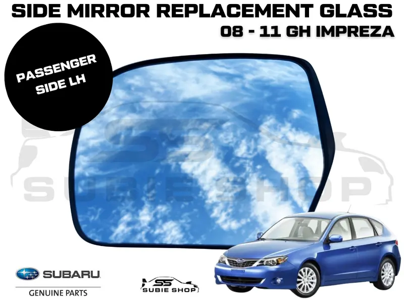 Genuine Subaru Impreza Gh 08-11 Left Passenge Side View Mirror Glass Replacement 1