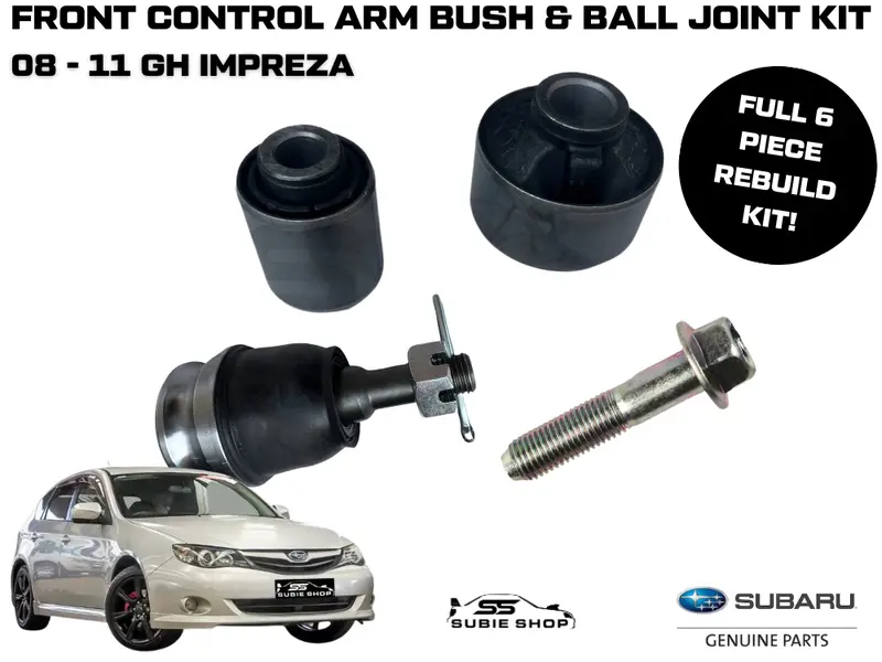 Genuine Subaru Impreza Gh 2008 - 11 Front Lower Control Arm Bush Ball Joint Kit 1