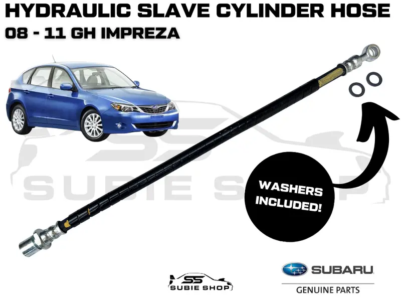 Genuine Subaru Impreza Gh 2008 - 11 Manual Hydraulic Clutch Slave Cylinder Hose 1