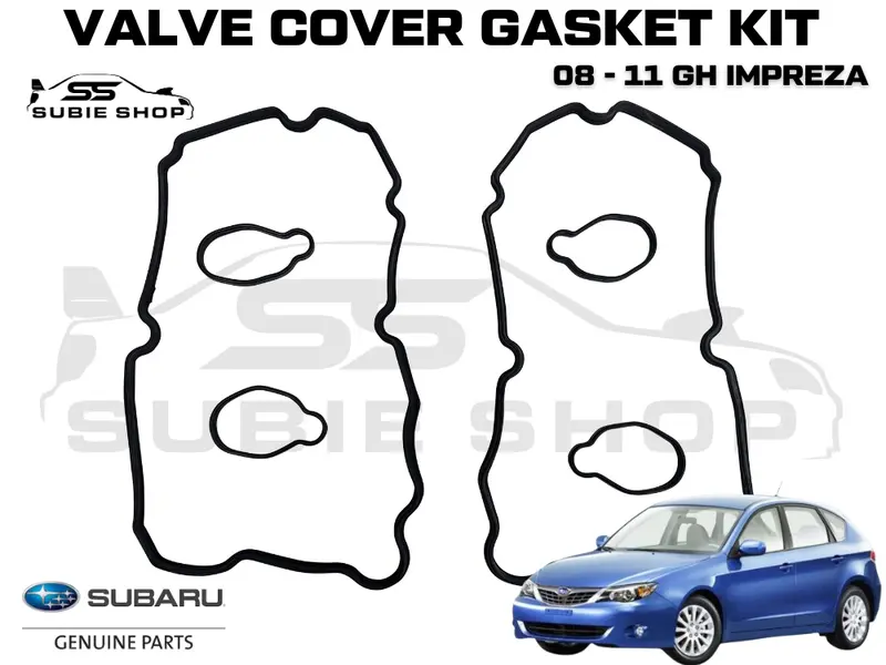 Genuine Subaru Impreza Gh Ej20 Engine Valve Tapper Rocker Cover Gasket Plug Seal Set 1