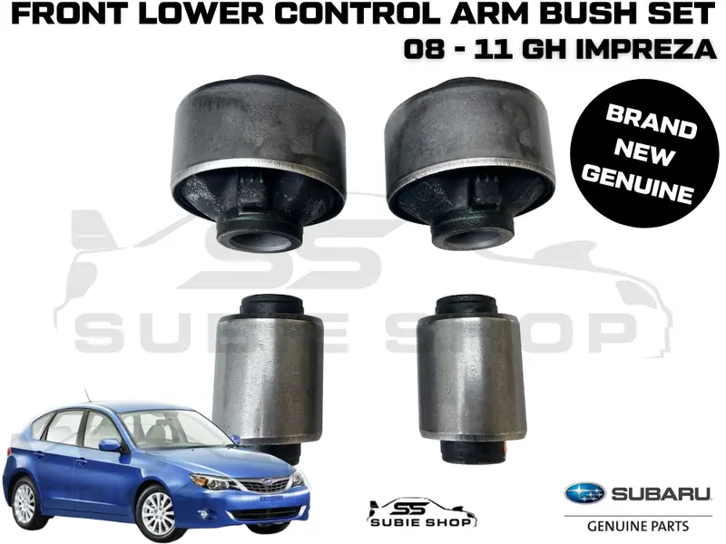 Genuine Subaru Impreza Gh Ge Rs 2008 -11 Front Lower Control Arm Bush Bushes Set 1