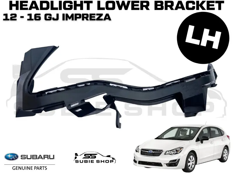Genuine Subaru Impreza Gj 2012 - 16 Front Bumper Bar Headlight Bracket Left Lh L 1