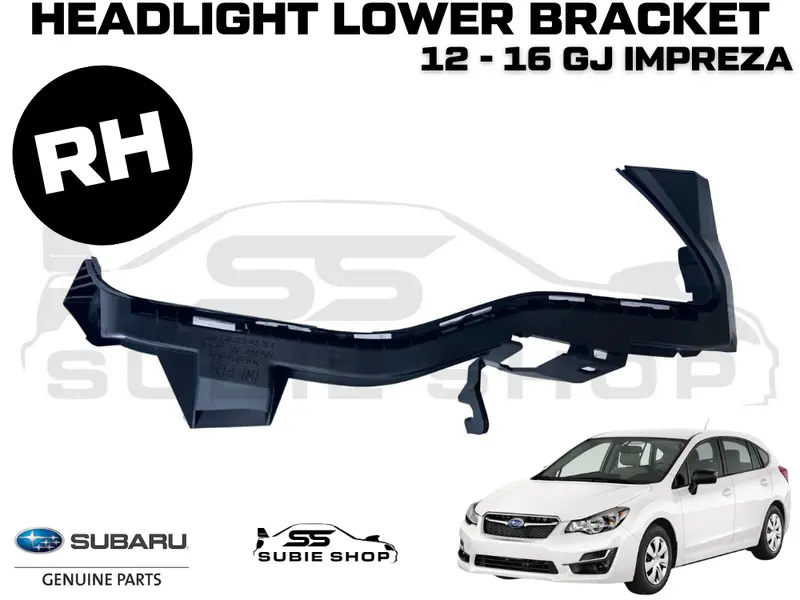 Genuine Subaru Impreza Gj 2012 - 16 Front Bumper Bar Headlight Bracket Right Rh 1