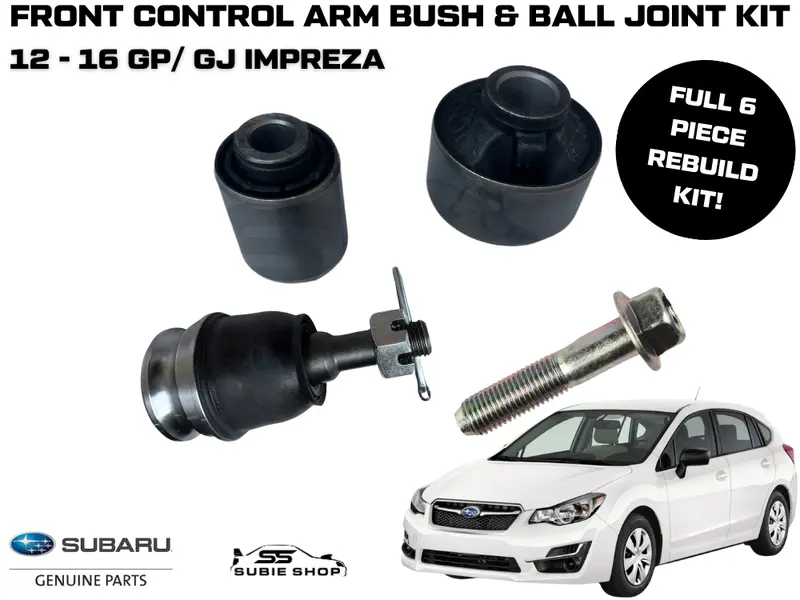 Genuine Subaru Impreza Gj Gp 12 - 16 Front Lower Control Arm Bush Ball Joint Kit 1