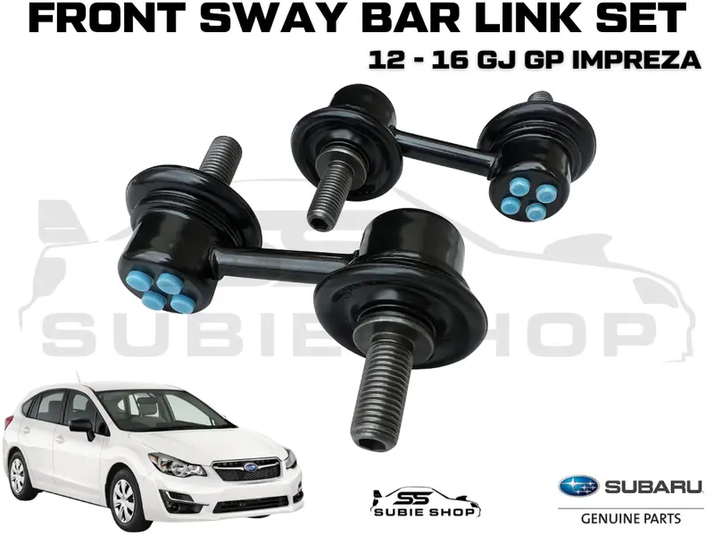 Genuine Subaru Impreza Gj Gp 2012 - 2016 Front Sway Bar Links Stabilizer Pair 1
