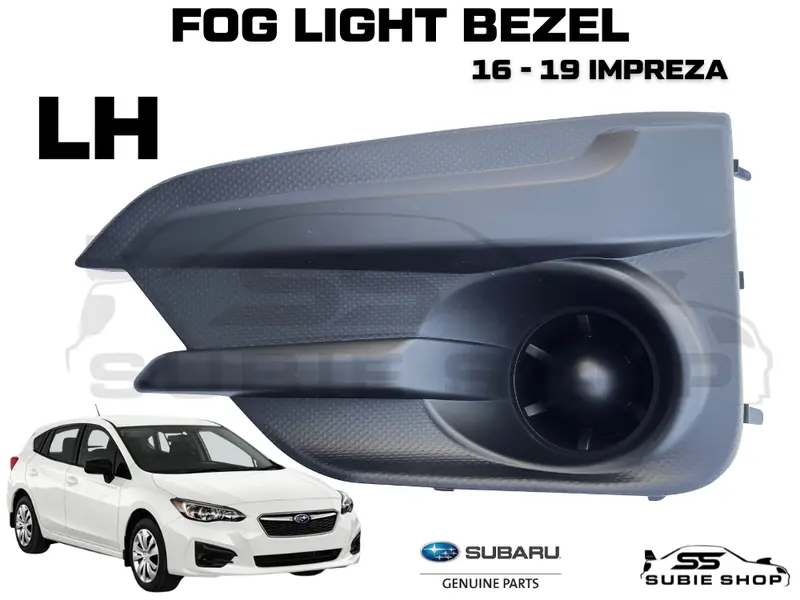 Genuine Subaru Impreza Gk 17 - 19 Fog Light Cover Trim Surround Bezel Lh Oem 1