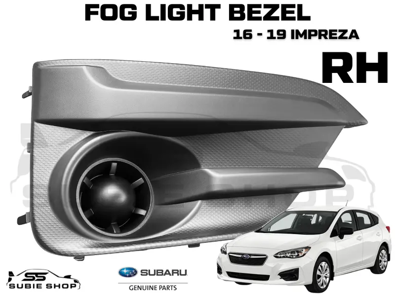 Genuine Subaru Impreza Gk 17 - 19 Fog Light Cover Trim Surround Bezel Rh Oem 1