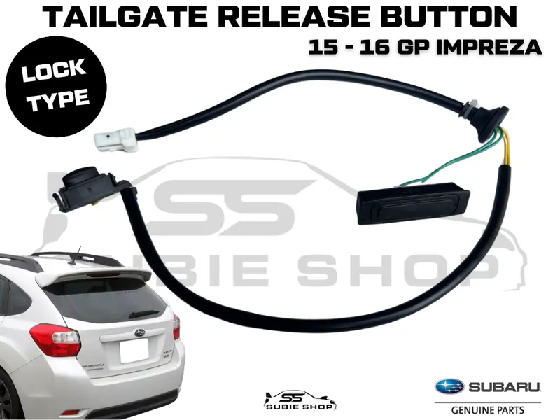 Genuine Subaru Impreza Gp 15 - 16 Tailgate Button Boot Release Switch Lock Type 1