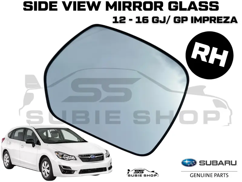 Genuine Subaru Impreza Gp Gj 2012 - 16 Right Side View Mirror Glass Replacement 1
