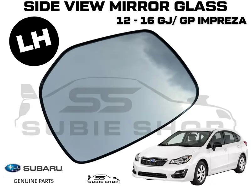 Genuine Subaru Impreza Gp Gj 2012 - 2016 Left Side View Mirror Glass Replacement 1