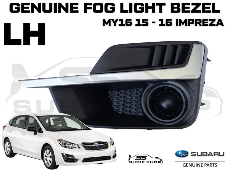 Genuine Subaru Impreza My16 15 - 16 Fog Light Cover Trim Surround Bezel Lh Oem 1