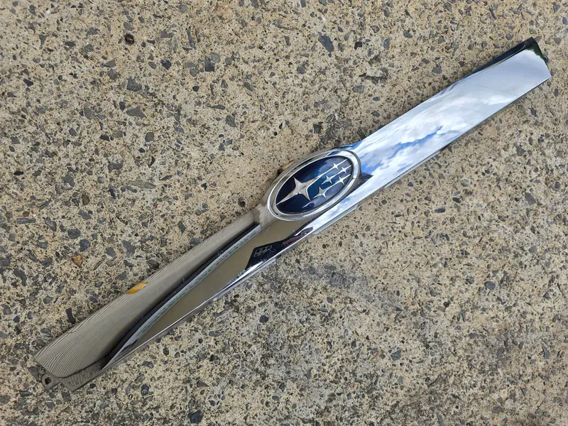 Genuine Subaru Impreza Rs Gh G3 Wrx 2008 - 14 Rear Hatch Garnish Trim Chrome 1