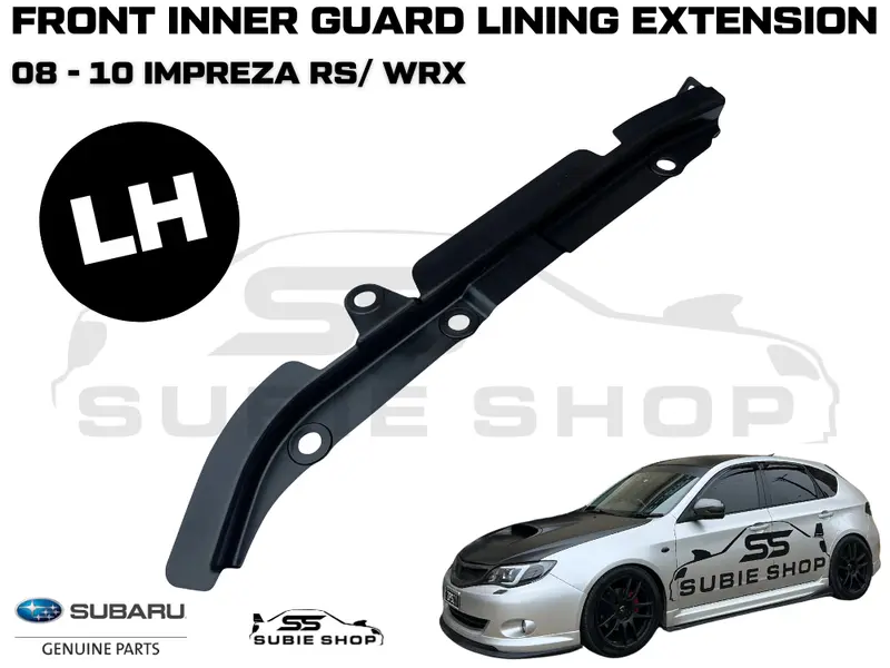 Genuine Subaru Impreza Rs Wrx 08-10 Left Front Wheel Arch Splash Guard Extension 1