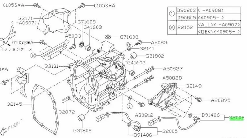 Genuine Subaru Impreza Va Wrx 14 - 21 Transmission Gearbox Neutral Sensor Switch 2