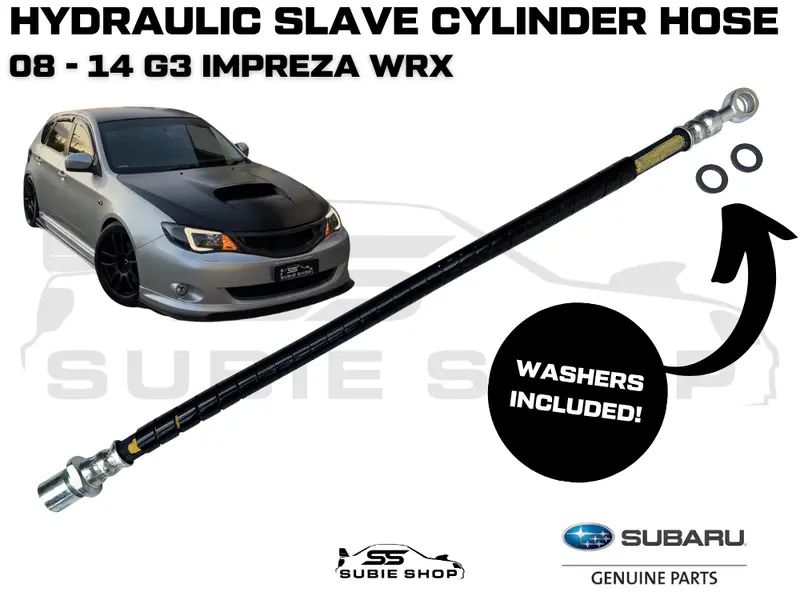 Genuine Subaru Impreza Wrx G3 08 -14 Manual Hydraulic Clutch Slave Cylinder Hose 1