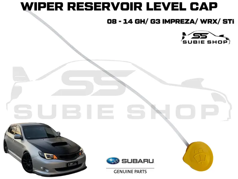 Genuine Subaru Impreza Wrx G3 08 -14 Windscreen Washer Bottle Tank Cap Level Lid 1