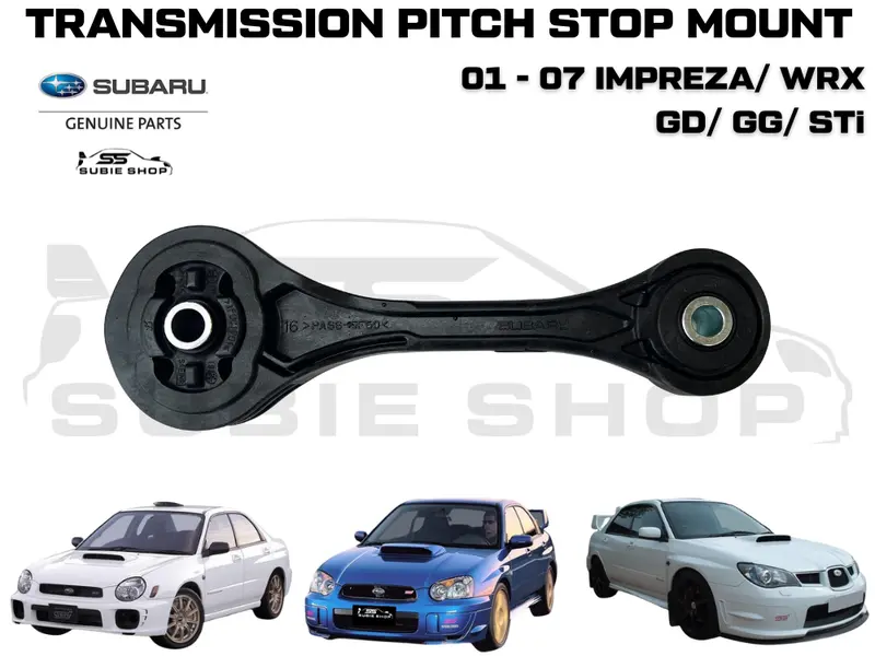 Genuine Subaru Impreza Wrx Sti Gd 01 - 07 Gearbox Transmission Pitch Stop Mount 1