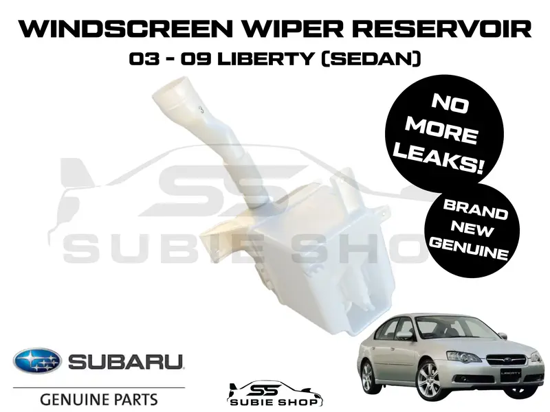 Genuine Subaru Liberty 03 - 09 Windscreen Window Wiper Washer Bottle Tank Water 1