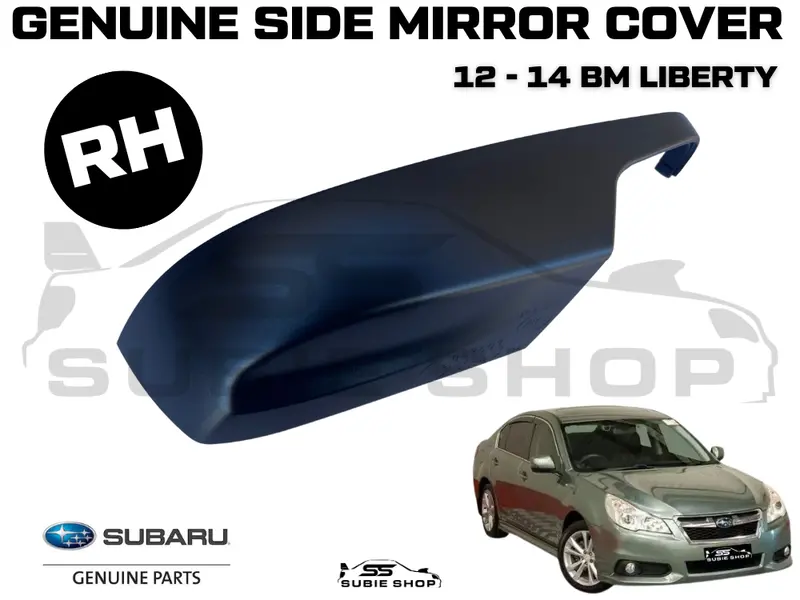 Genuine Subaru Liberty Bm 2012 - 14 Right Driver Side Mirror Cover Trim Panel 1