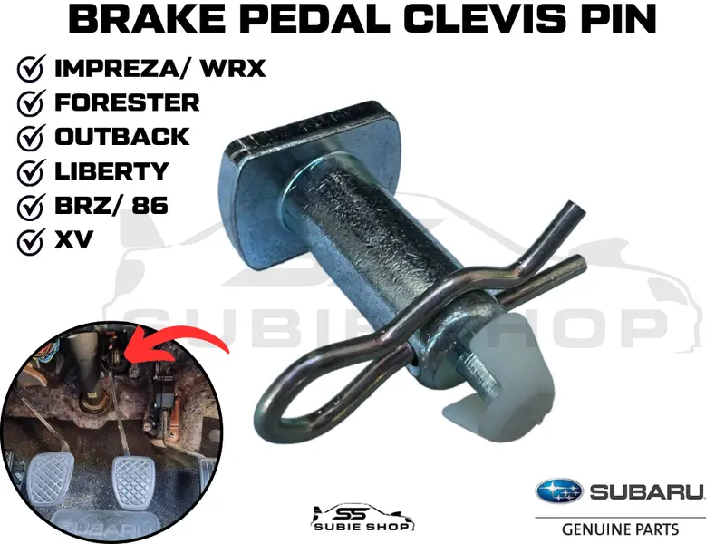 Genuine Subaru Liberty Forester Outback Impreza Brz 86 Xv Clevis Pin Brake Pedal 1