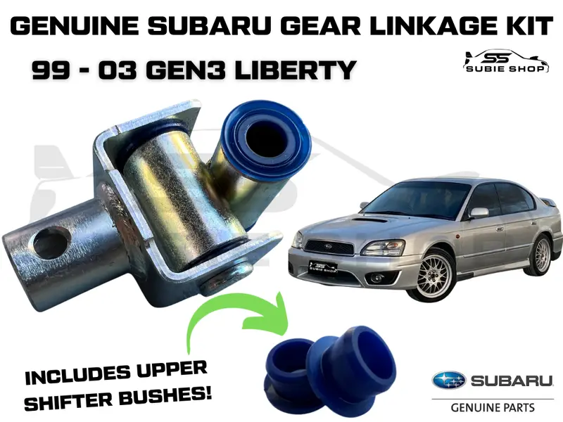 Genuine Subaru Liberty Gen 3 99 - 03 Gear Shifter Knuckle Joint Bushes Kit 1