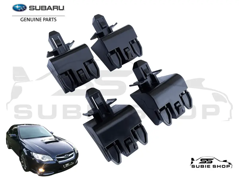 Genuine Subaru Liberty Gen 4 & Outback 03 - 09 Front Grille Clips Set Mounting Bracket 1