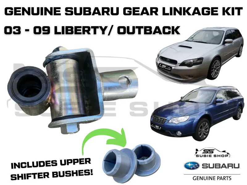 Genuine Subaru Liberty Gen 4 Outback 03 - 09 Gear Shifter Knuckle Joint Bushes 1