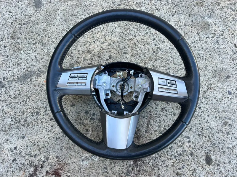 Genuine Subaru Liberty Gen 5 2009 - 2011 Leather Factory Steering Wheel Cruise 1