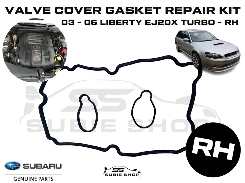 Genuine Subaru Liberty Gt 03-06 Ej20x Valve Tapper Rocker Cover Gasket Seal Rh 1