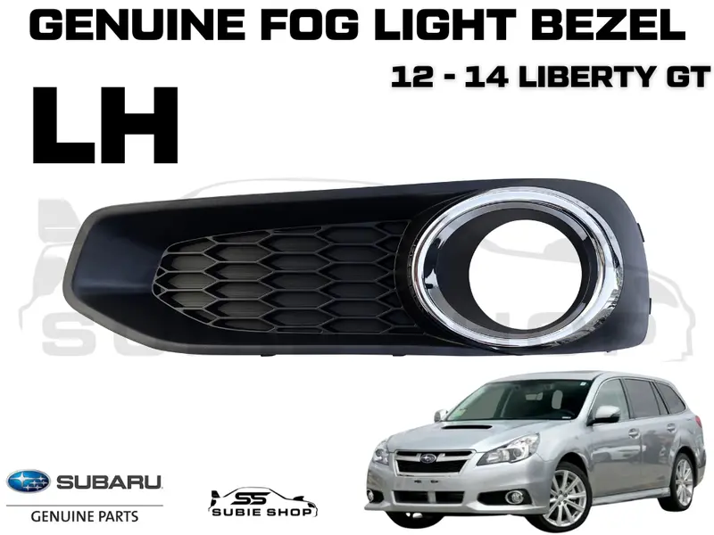 Genuine Subaru Liberty Gt 12-14 Chrome Spot Fog Light Cover Surround Trim L Left 1