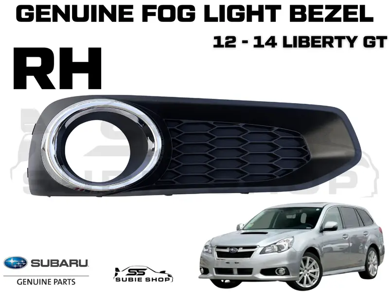 Genuine Subaru Liberty Gt 12-14 Chrome Spot Fog Light Cover Surround Trim Right 1