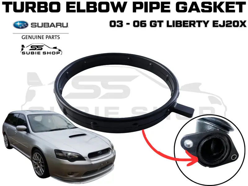 Genuine Subaru Liberty Gt Ej20x Gen 4 03-06 Factory Turbo Elbow Pipe Seal Gasket 1