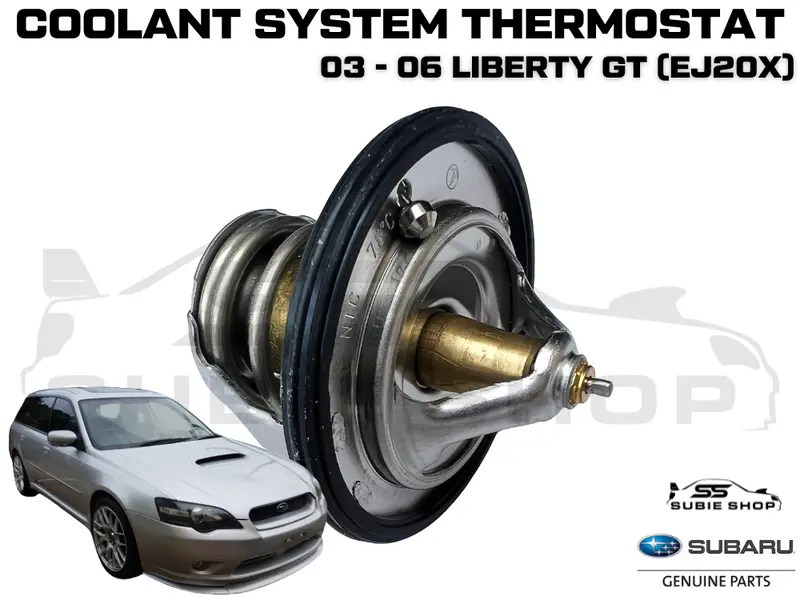 Genuine Subaru Liberty Gt Gen 4 Ej20x 2003 - 06 Thermostat Coolant W Gasket Seal 1