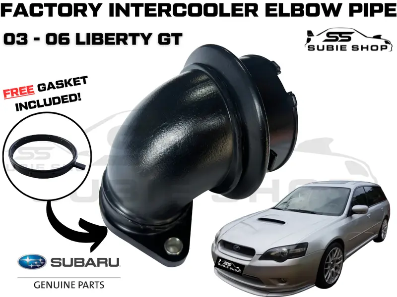 Genuine Subaru Liberty Gt Gen4 03-06 Factory Turbo Intercooler Elbow Pipe Bend 1